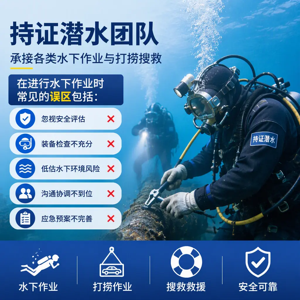 持证潜水团队,承接各类水下作业与打捞搜救绥阳